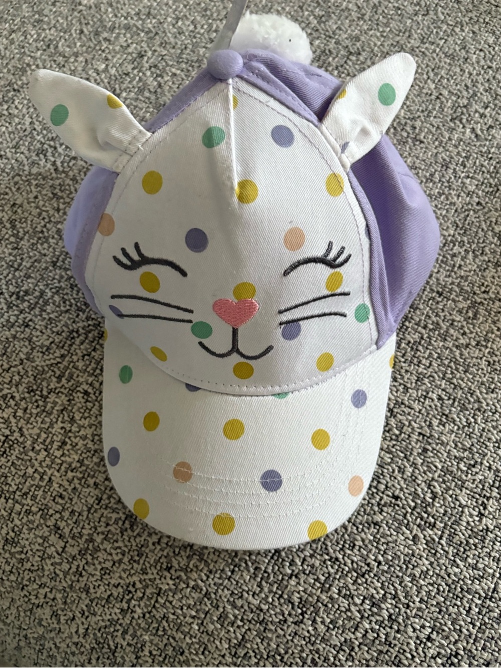 Bunny kids baseball hat NWT one size